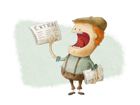 newspaper boy