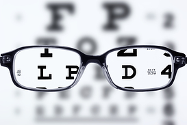 glasses trying to focus on blogging