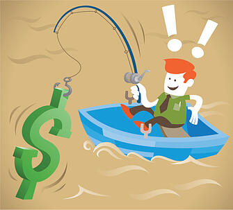 fishing to attract leads online