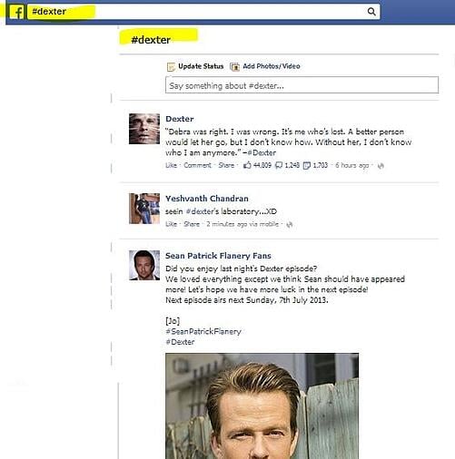 dexter fb hashtag edited