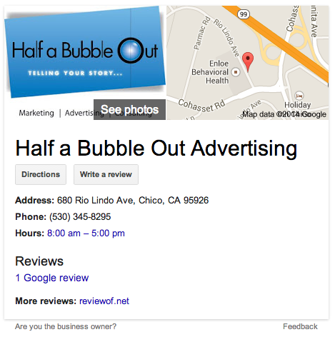 Google+ local seo listing