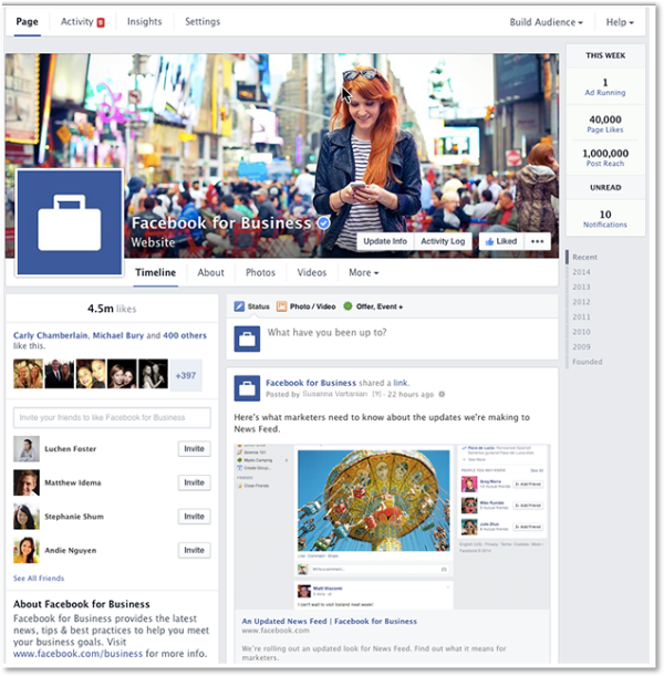 facebook redesign