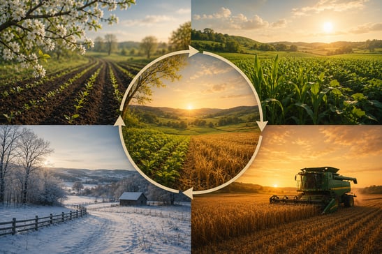 the cycle of seasons in agriculture