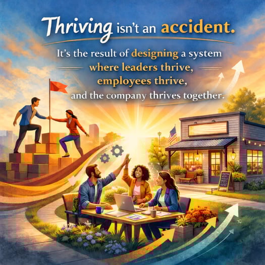 thriving isn't an accident