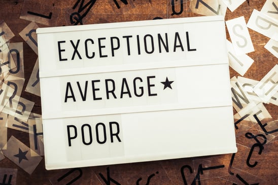 Lightbox sign on wooden surfact