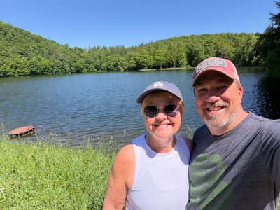 Michael & Kathryn in Vermont