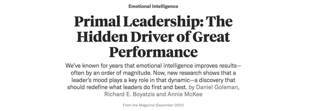 Primal Leadership img from HBR