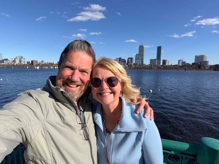 michael and kathryn in boston