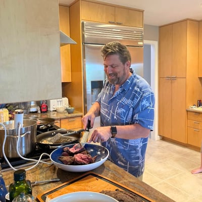 michael in the kitchen