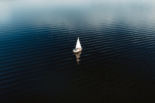 saliboat no wind
