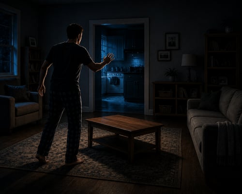 stumbling in the dark